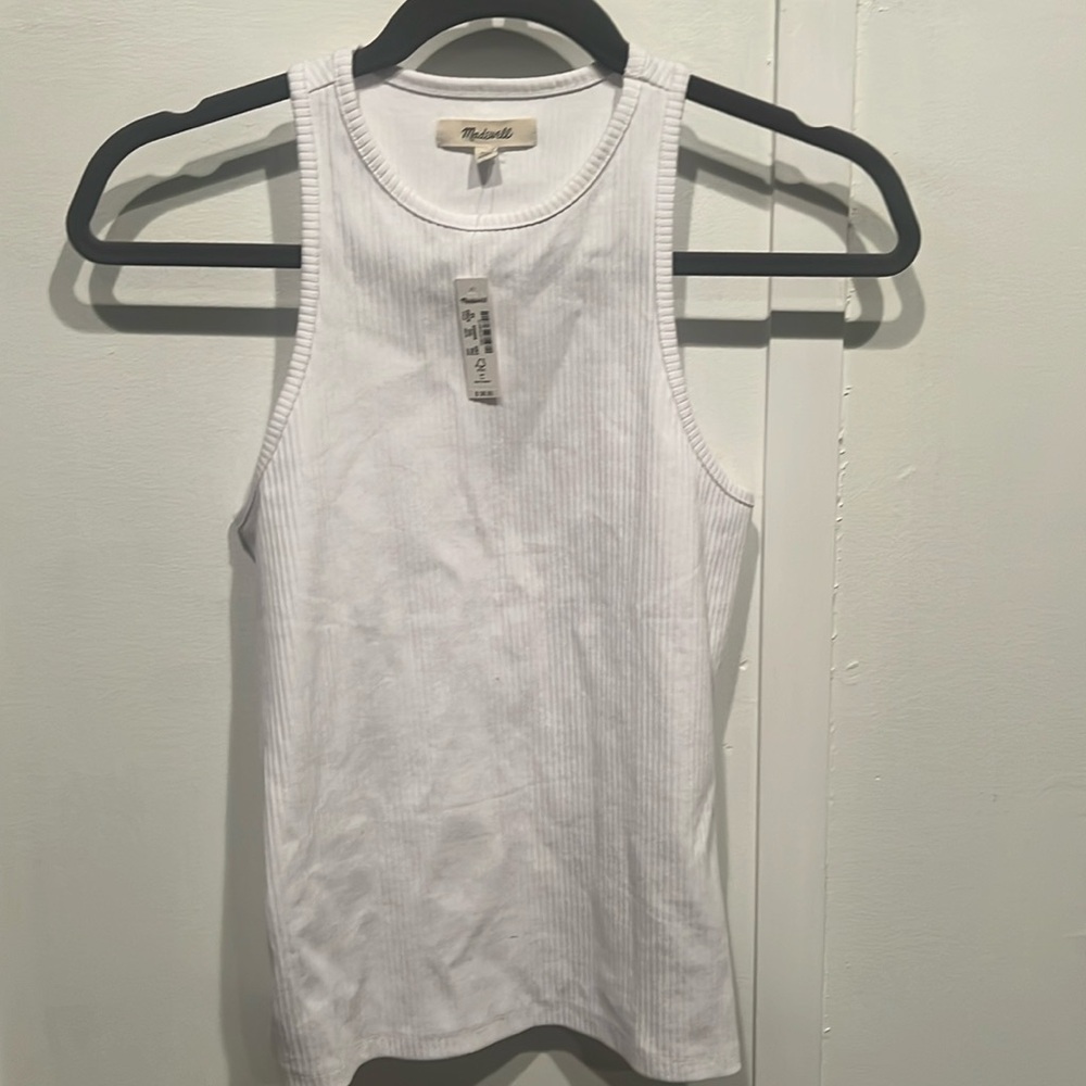 NWT Madewell Highneck Tank in Sleekhold